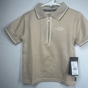 Kenneth Cole Kids Beige Polo Shirt